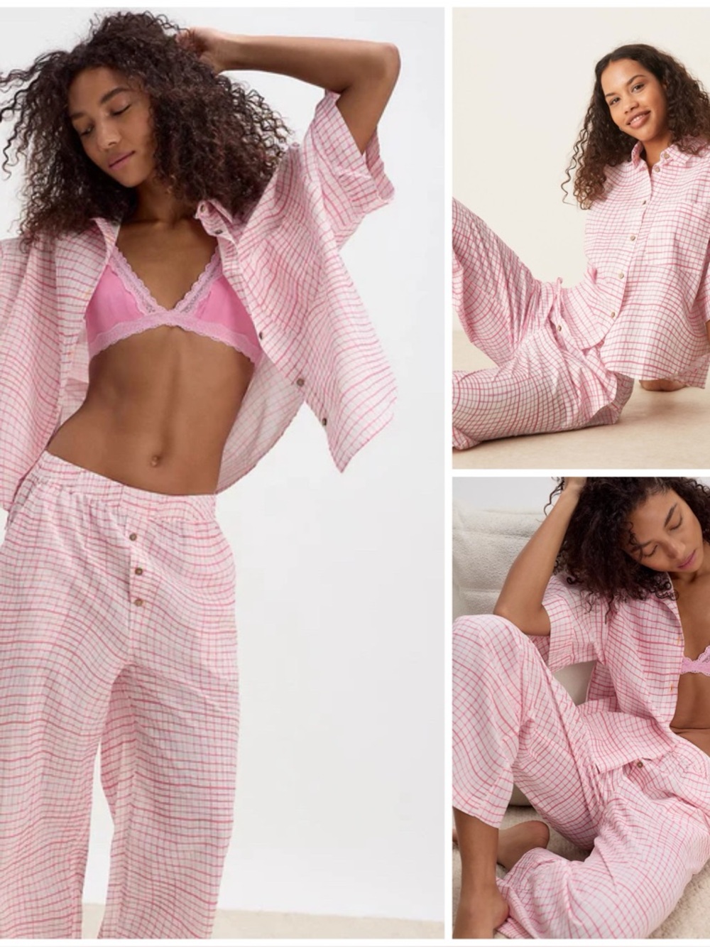 𝓯𝓹 Free People  ~ 🍓 Summer Sleeper Printed Set
